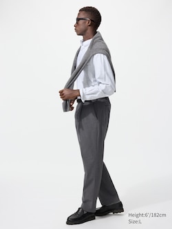 Smart Ankle Pants | Pleated