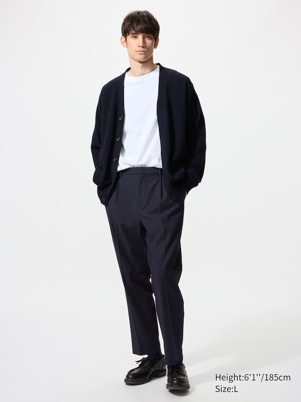 Smart Ankle Pants | Pleated
