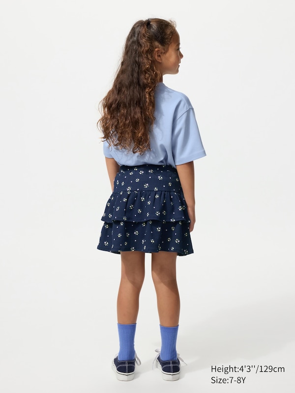 Jersey Mini Skort | Flower