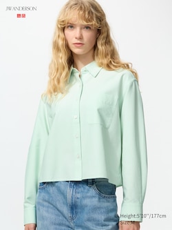 Oxford Boxy Cropped Shirt