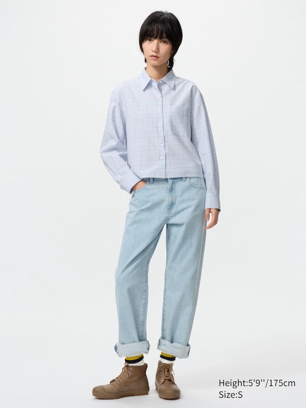 Oxford Boxy Shirt | Checked