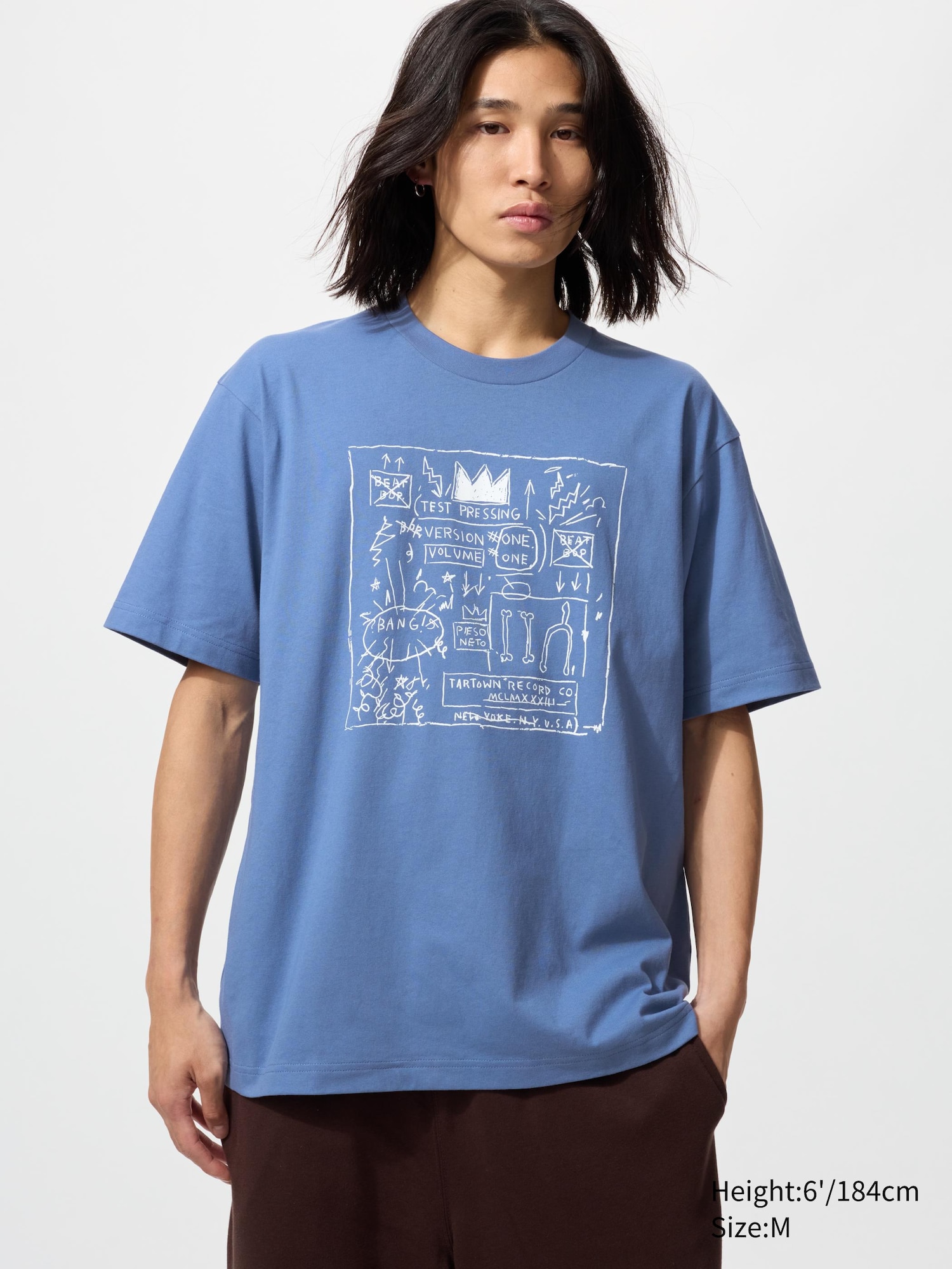 MIYUNA ピクセルアートTシャツ XL ANA BAND ONEMANLI Unisex NY POP ART UT Graphic T-Shirt | Jean-Michel Basquiat