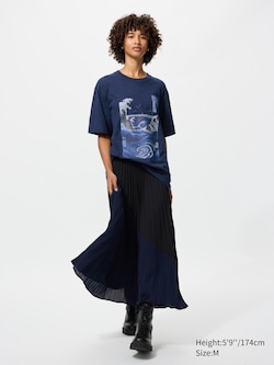 Ukiyo-e Blue UT Graphic T-Shirt