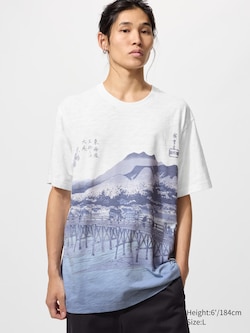 Ukiyo-e Blue UT Graphic T-Shirt