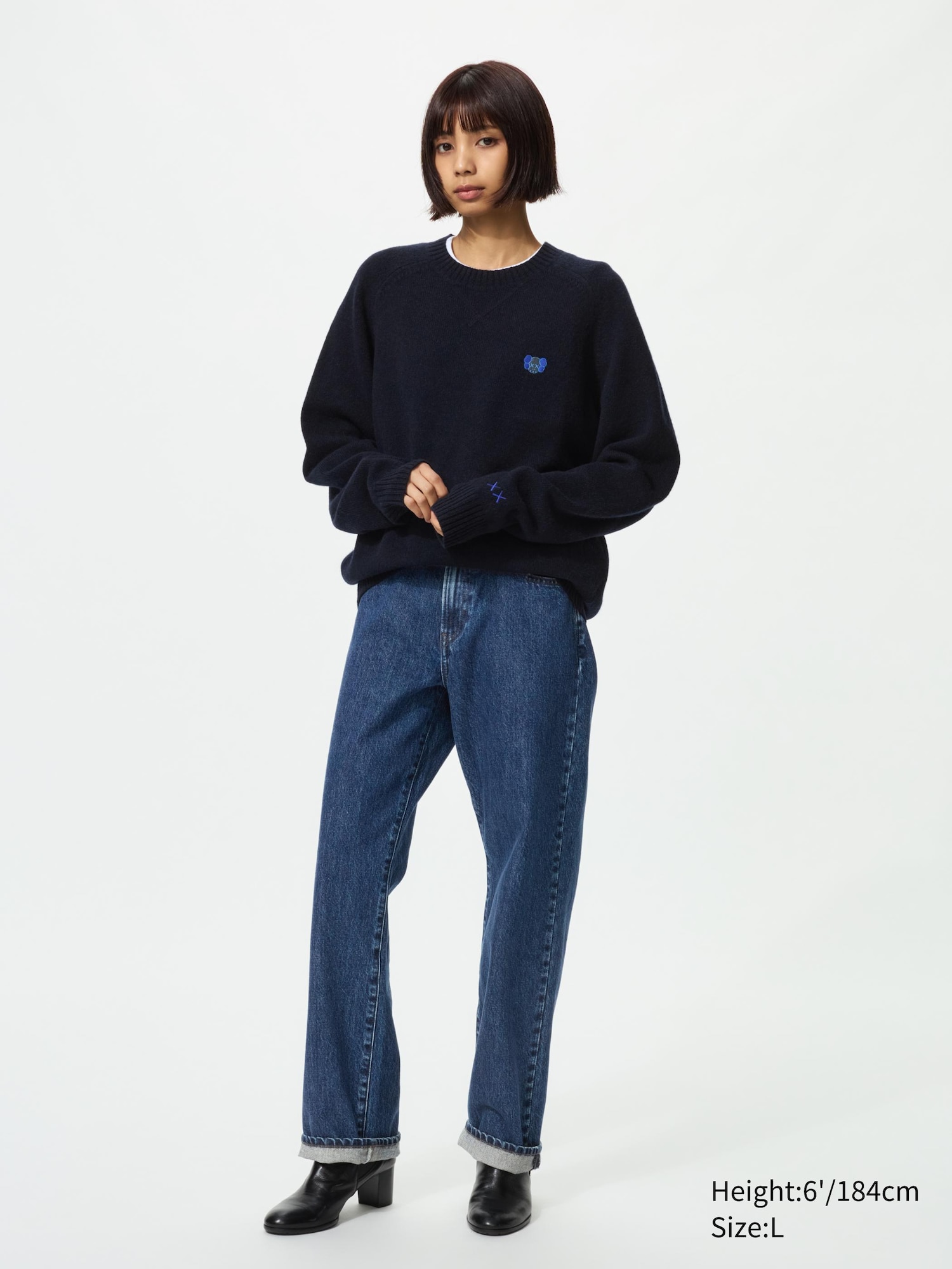 KAWS WINTER Lambswool Sweater | UNIQLO US