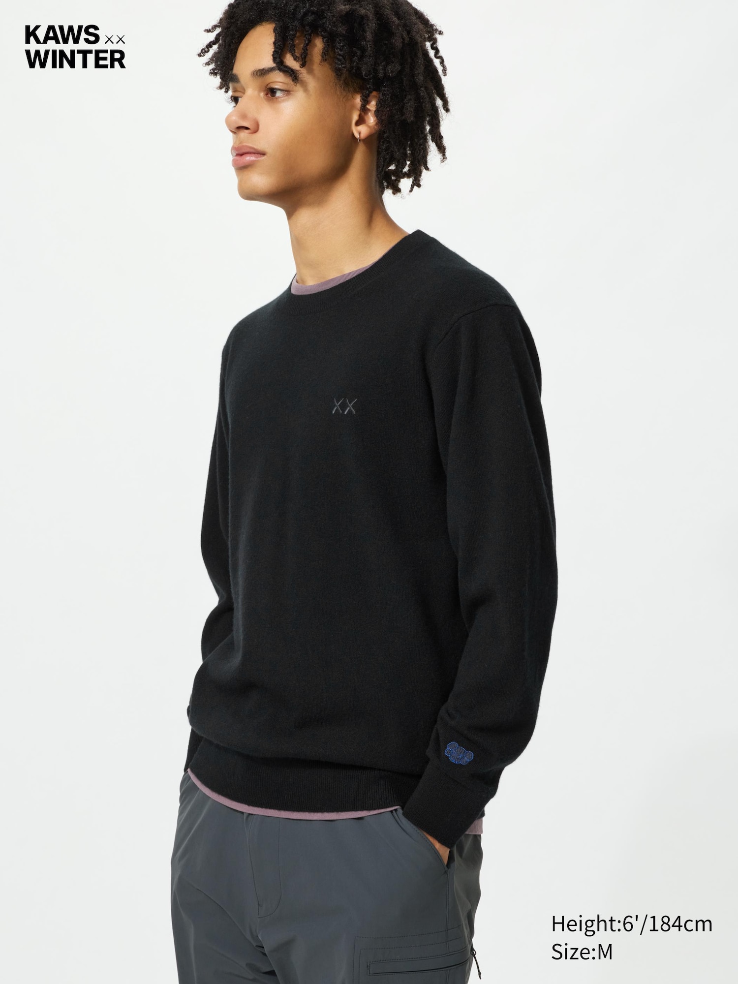 KAWS WINTER Cashmere Sweater | UNIQLO US