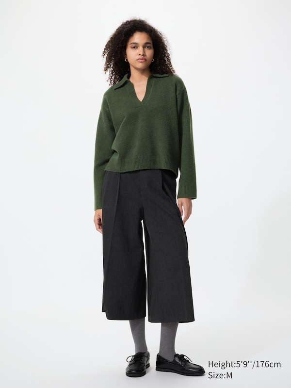 Souffle Yarn Skipper Polo Sweater