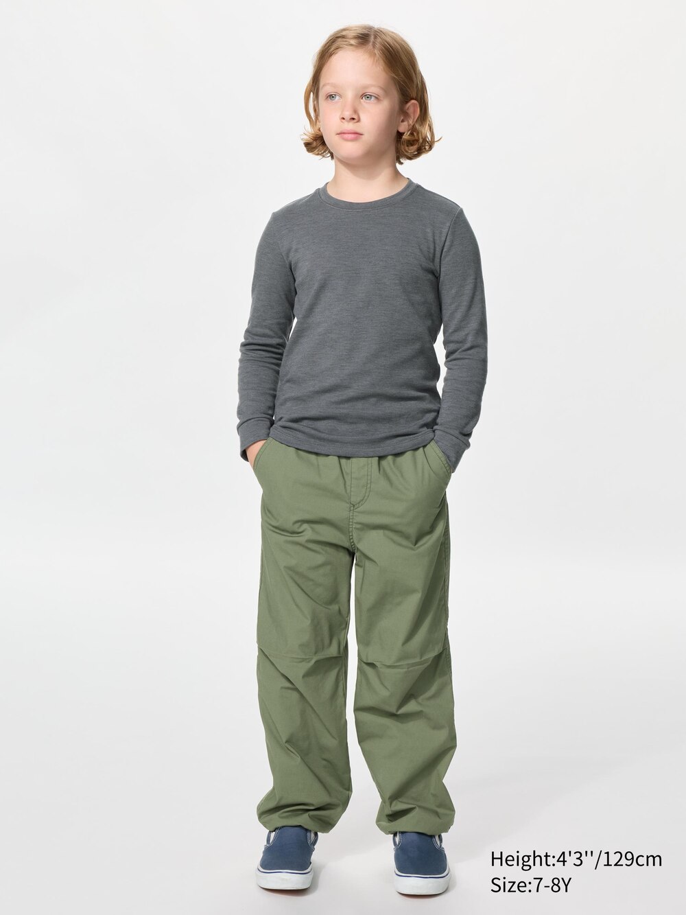 Детские футболки Uniqlo HEATTECH Extra Warm T-shirt Heather — фото 2
