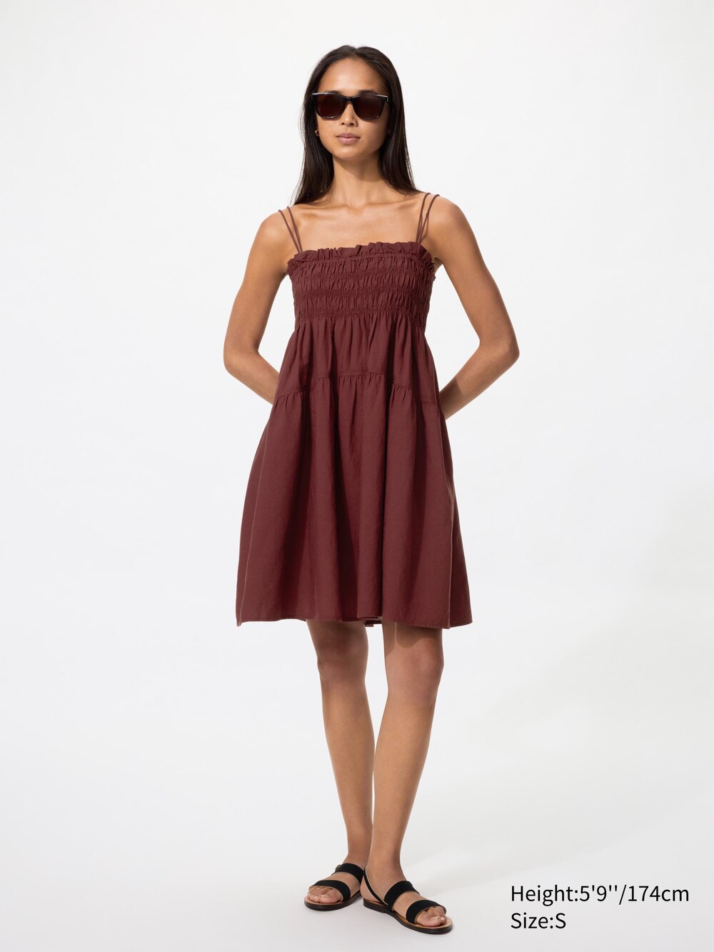 Uniqlo Linen Blend Camisole Dress — фото 2
