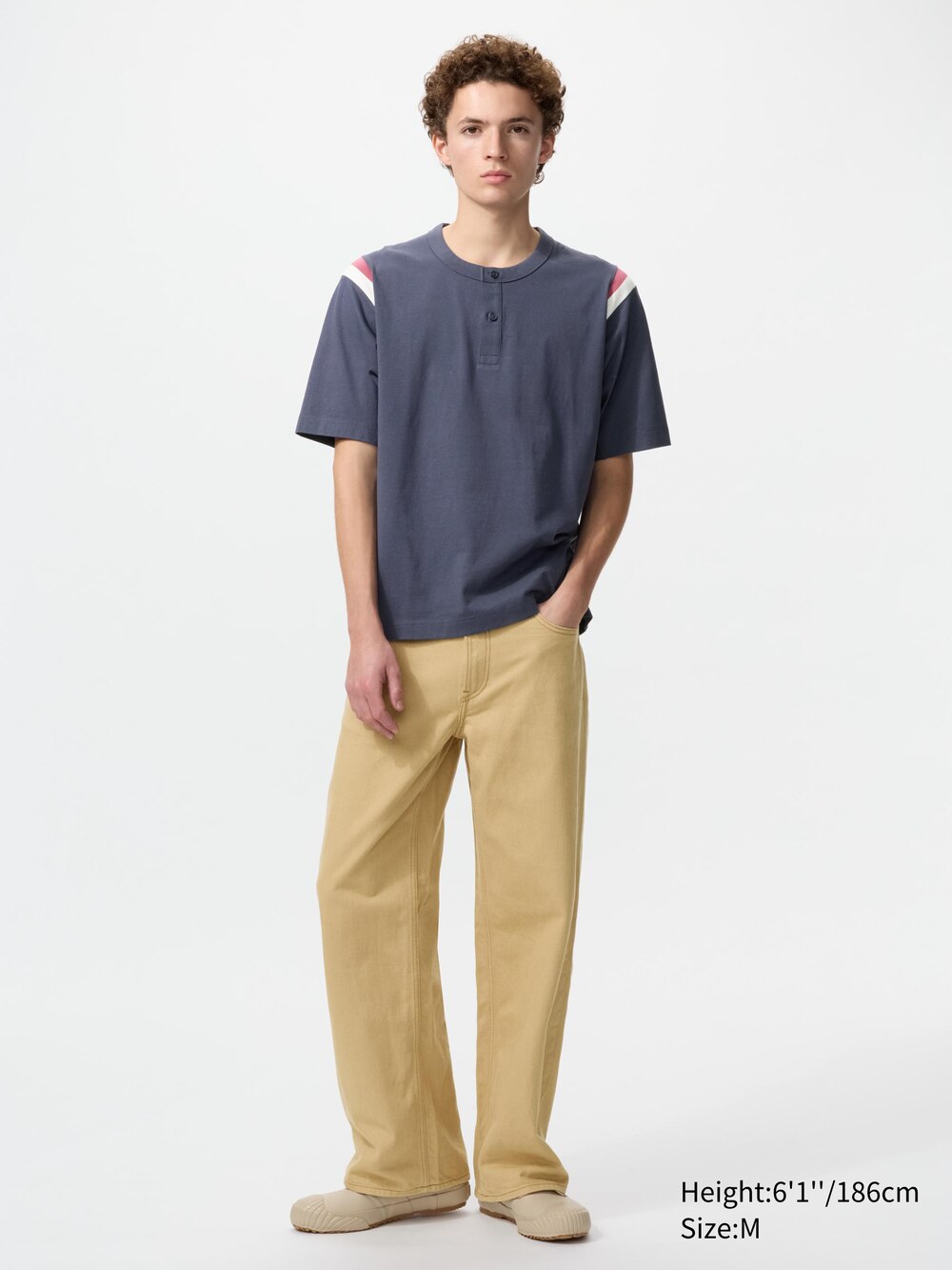 Uniqlo Henley Neck T-Shirt — фото 2