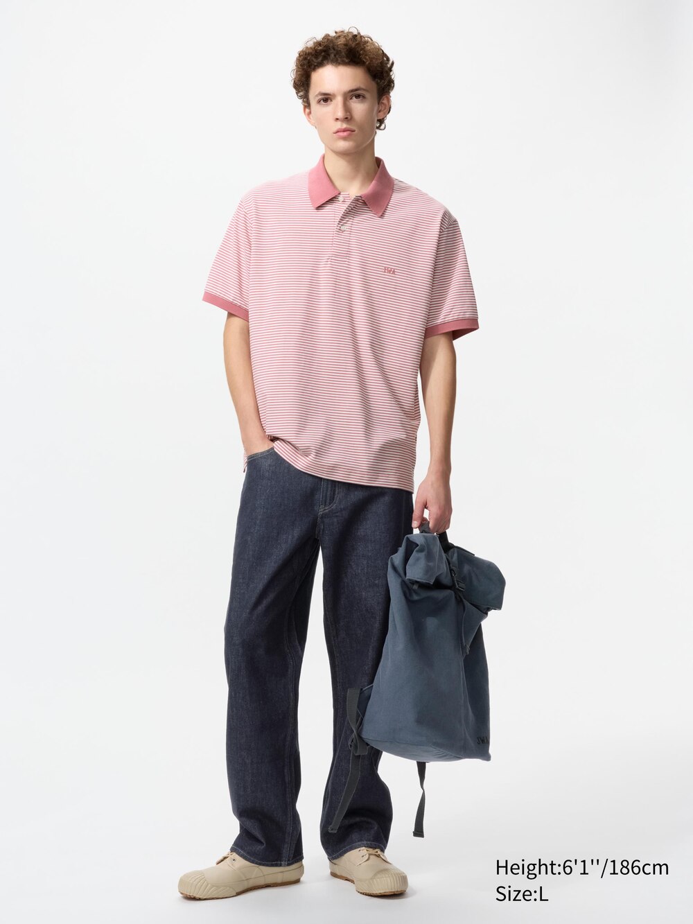 Uniqlo DRY Pique Striped Polo Shirt | Narrow Stripe — фото 3