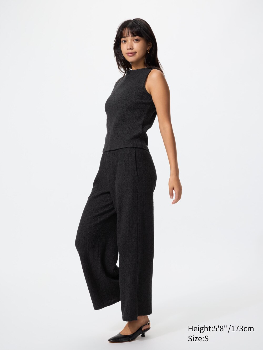 Uniqlo Shirring Boat Neck Sleeveless T-Shirt — фото 3
