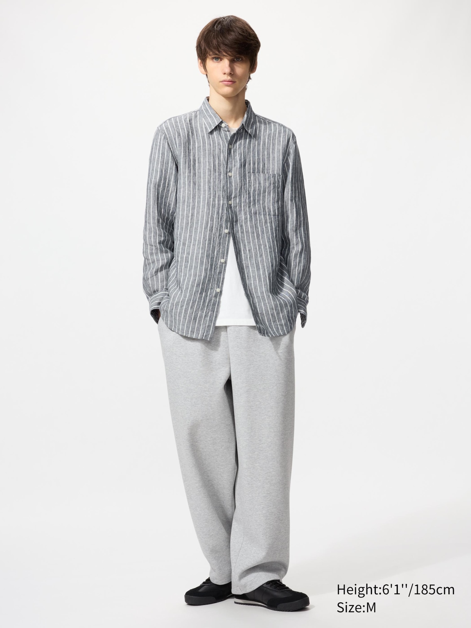Men's Premium Linen Shirt | Striped | UNIQLO US