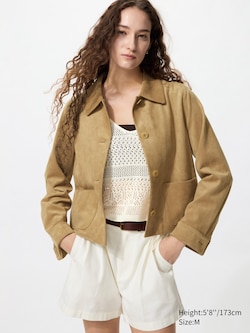 Soft Brushed Short Jacket