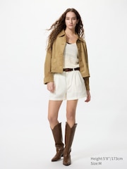 Soft Brushed Short Jacket