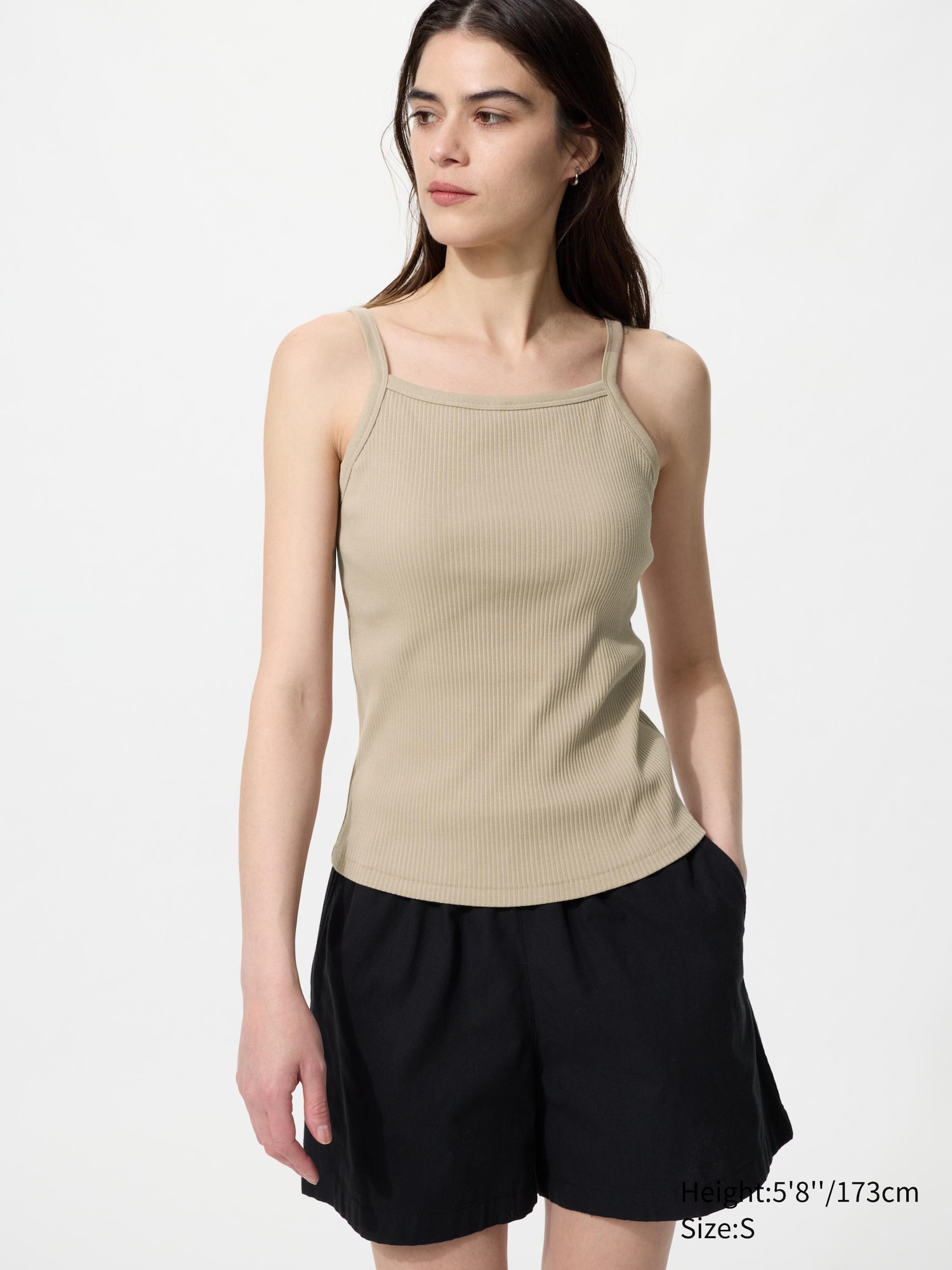 crepe jersey bra camisole dress uniqlo Stock up your wardrobe with a classic piece that flows smoothly with summer   With the Crepe Jersey Bra Camisole Dress, you're guaranteed ease,  support, and a silhouette that fits you just