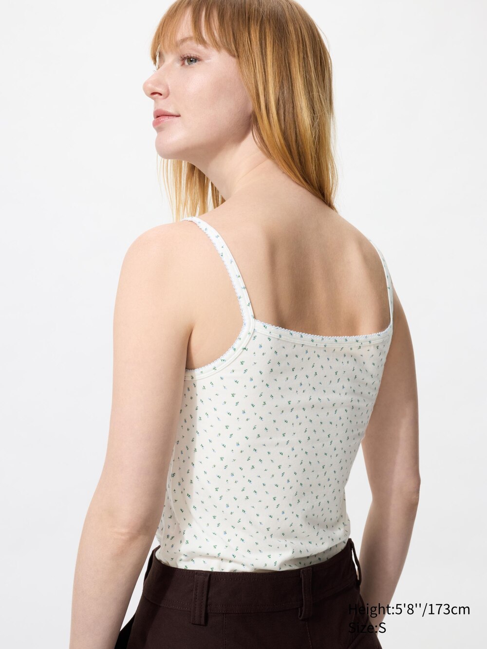 Uniqlo Soft Modal Camisole | Floral — фото 3