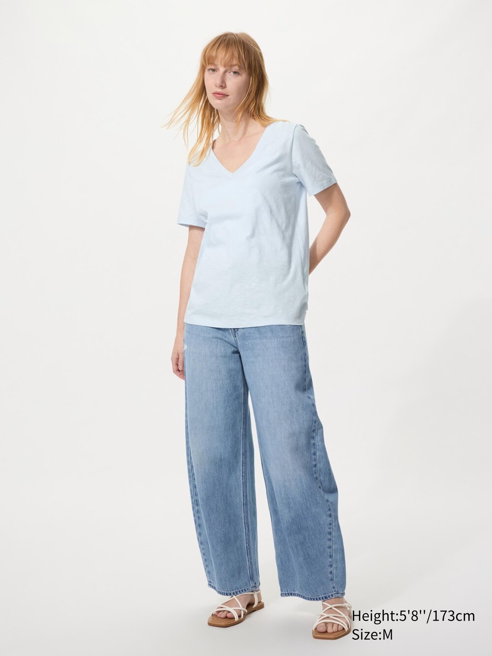 Uniqlo Slub Cotton V-Neck T-Shirt — фото 2