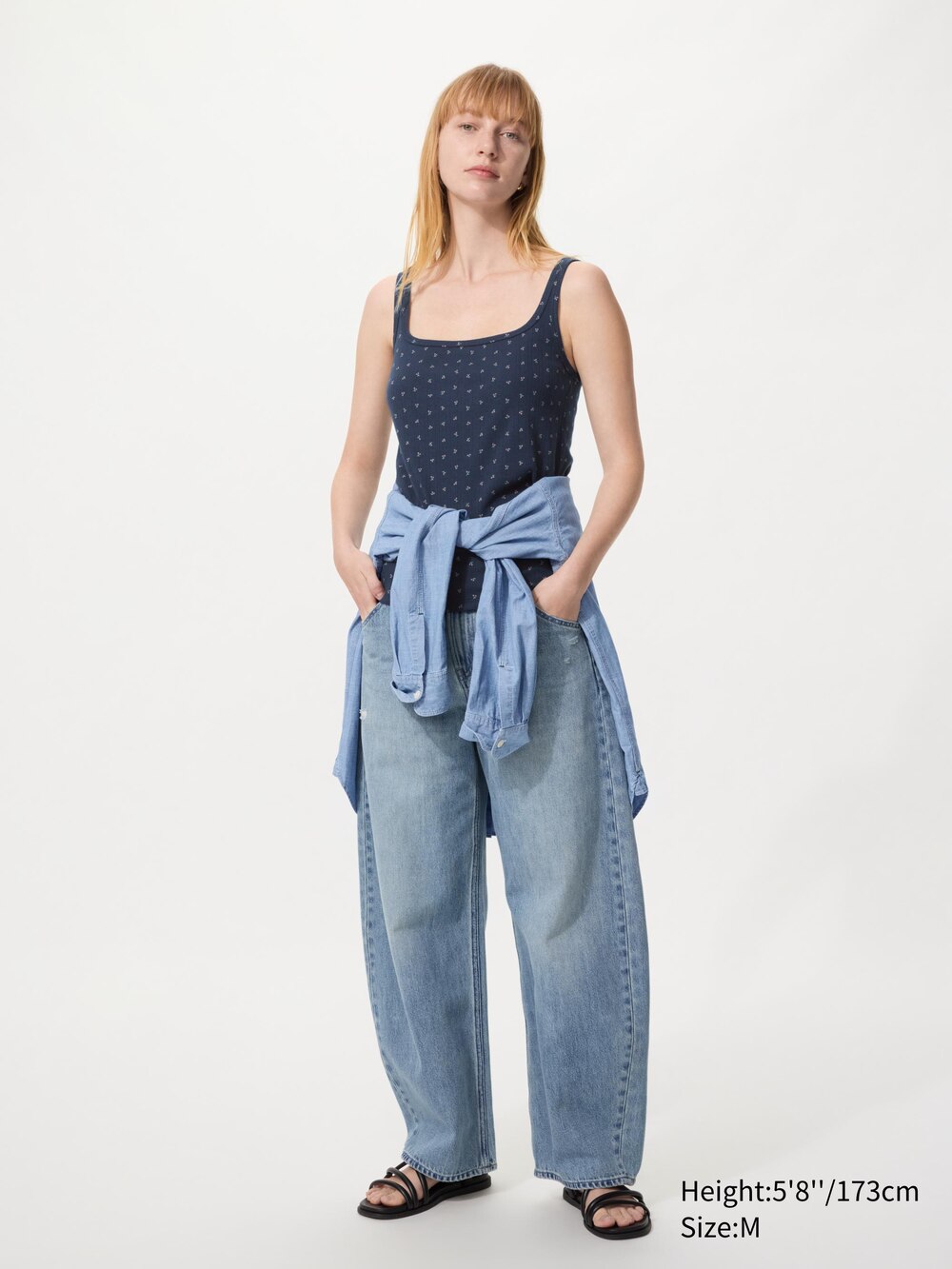 Uniqlo Pointelle Tank Top | Print — фото 2