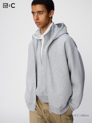Sweat Oversized Full-Zip Hoodie