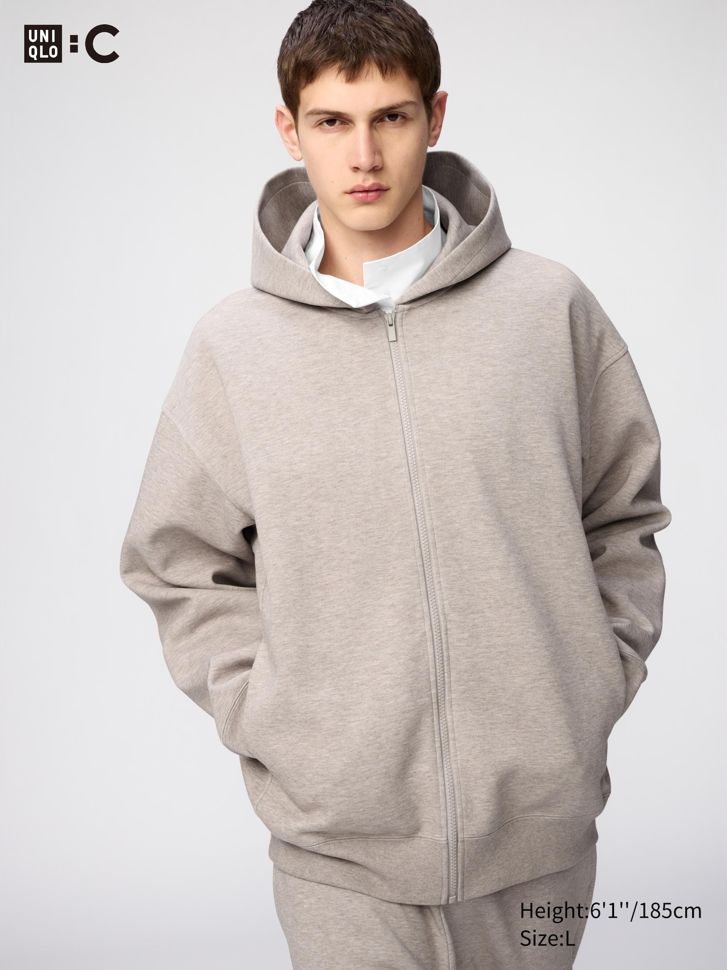 トップス ANTWORT WIND SWEAT ZIP HOODIE Unisex Sweat Oversized Full-Zip Hoodie | UNIQLO US