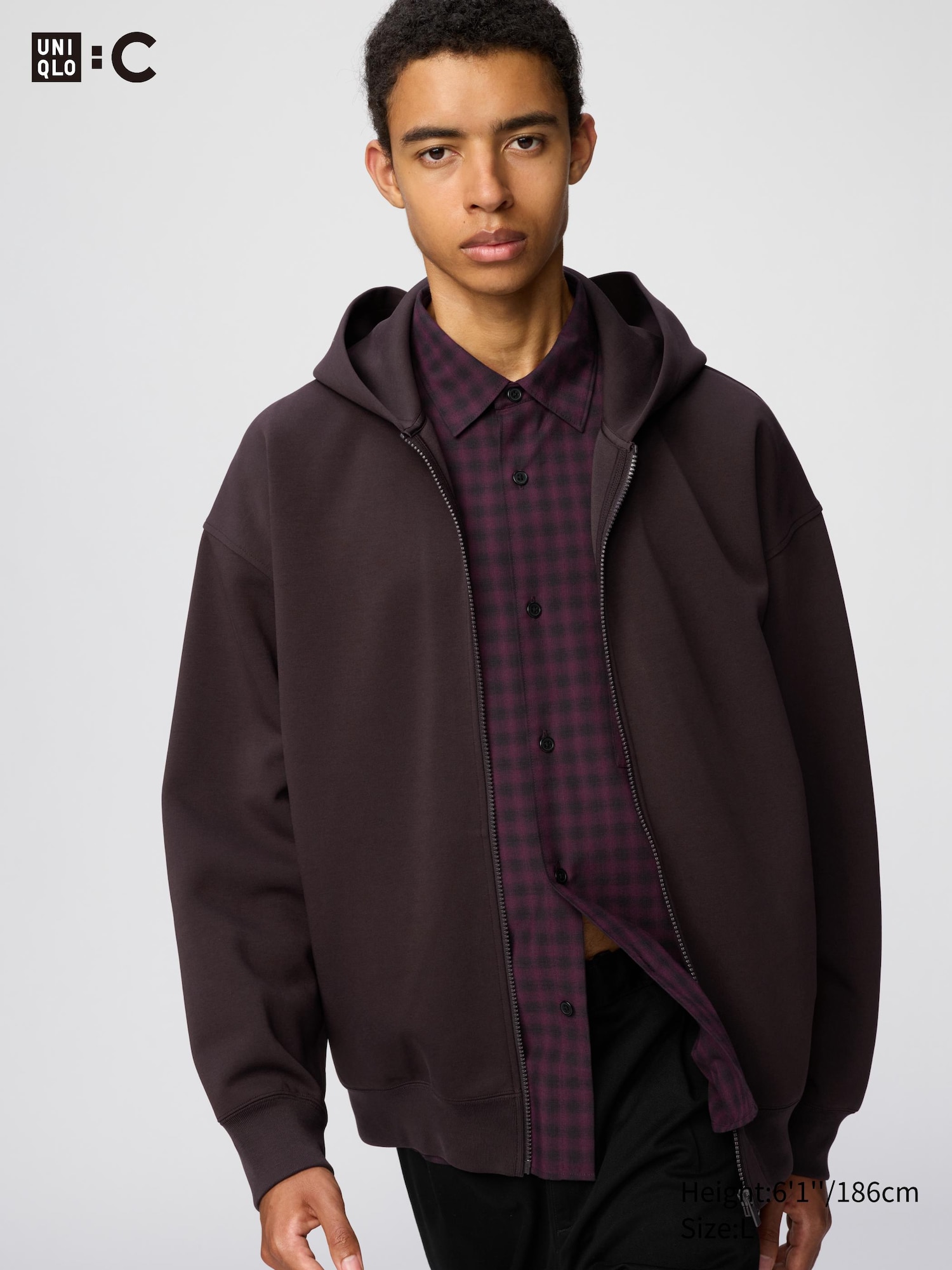 Unisex Sweat Oversized Full-Zip Hoodie | UNIQLO US