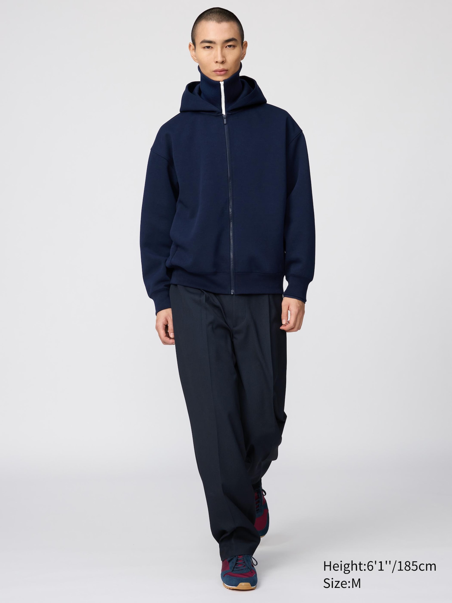 Unisex Sweat Oversized Full-Zip Hoodie | UNIQLO US