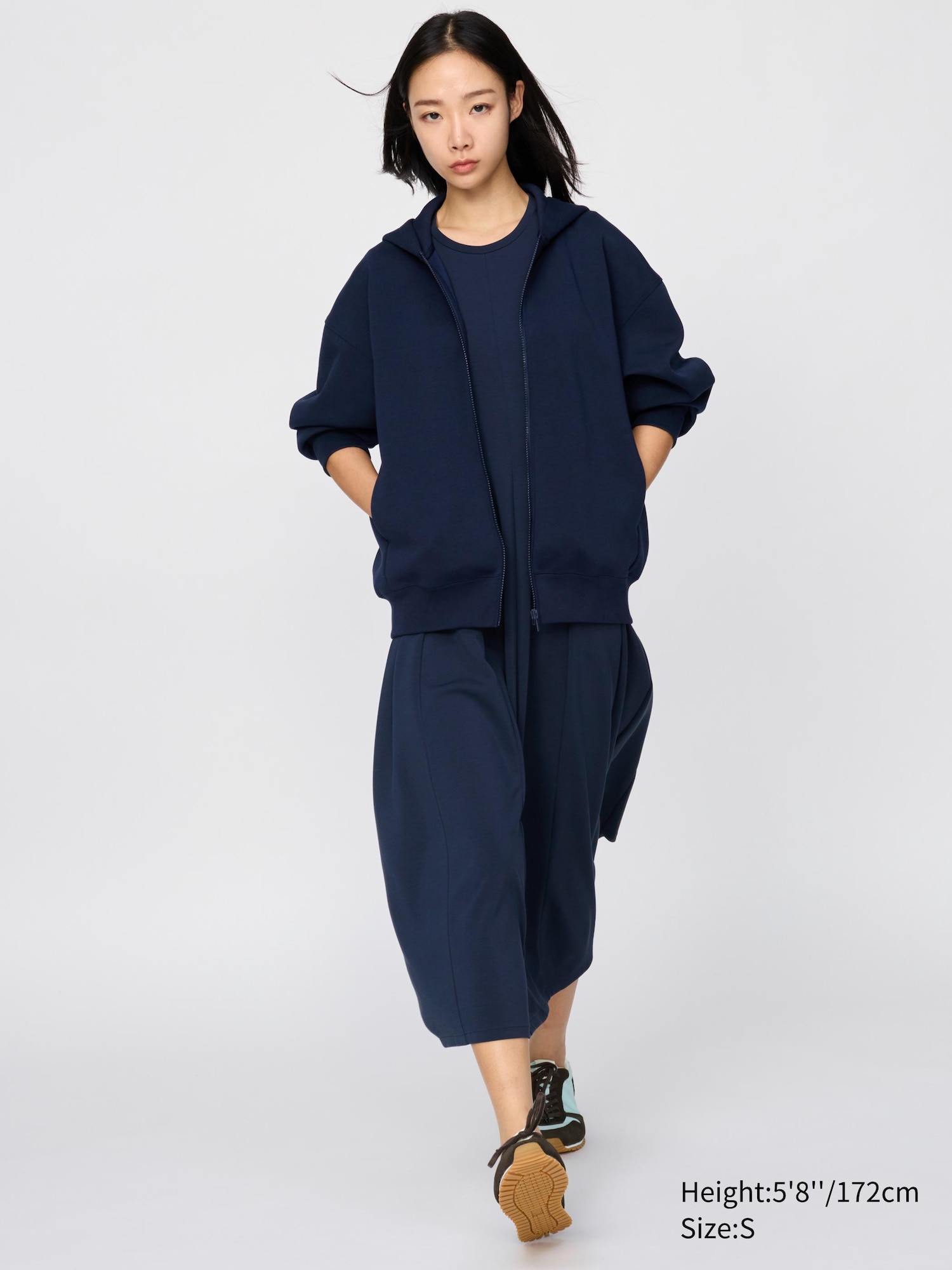 Sweat Oversized Full-Zip Hoodie | UNIQLO US