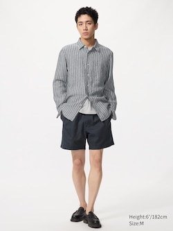 Linen Blend Easy Shorts | 5"