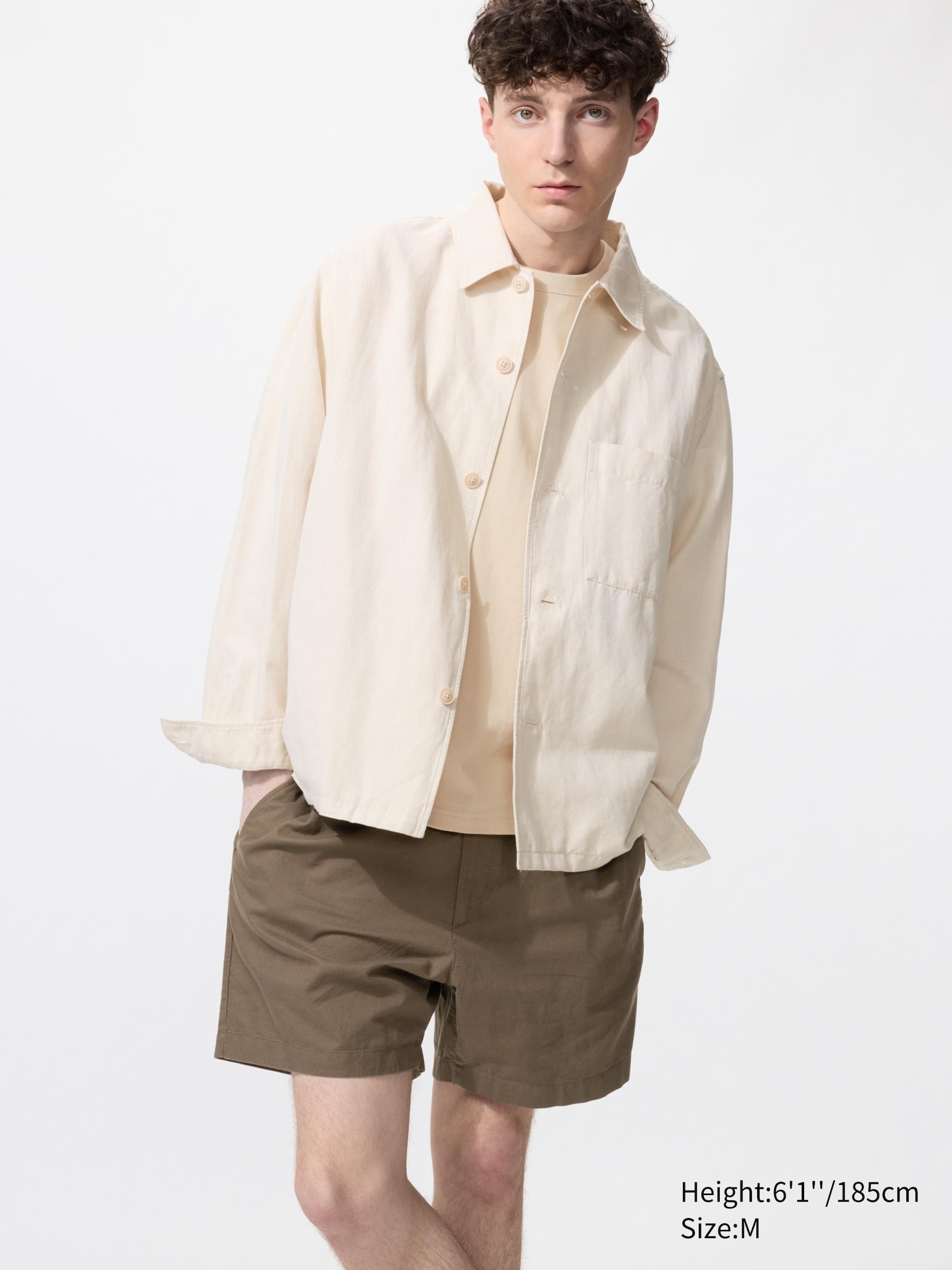 Men's Linen Blend Easy Shorts | 5