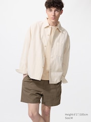 Linen Blend Easy Shorts | 5"