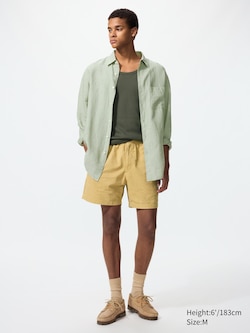 Linen Blend Easy Shorts | 5"