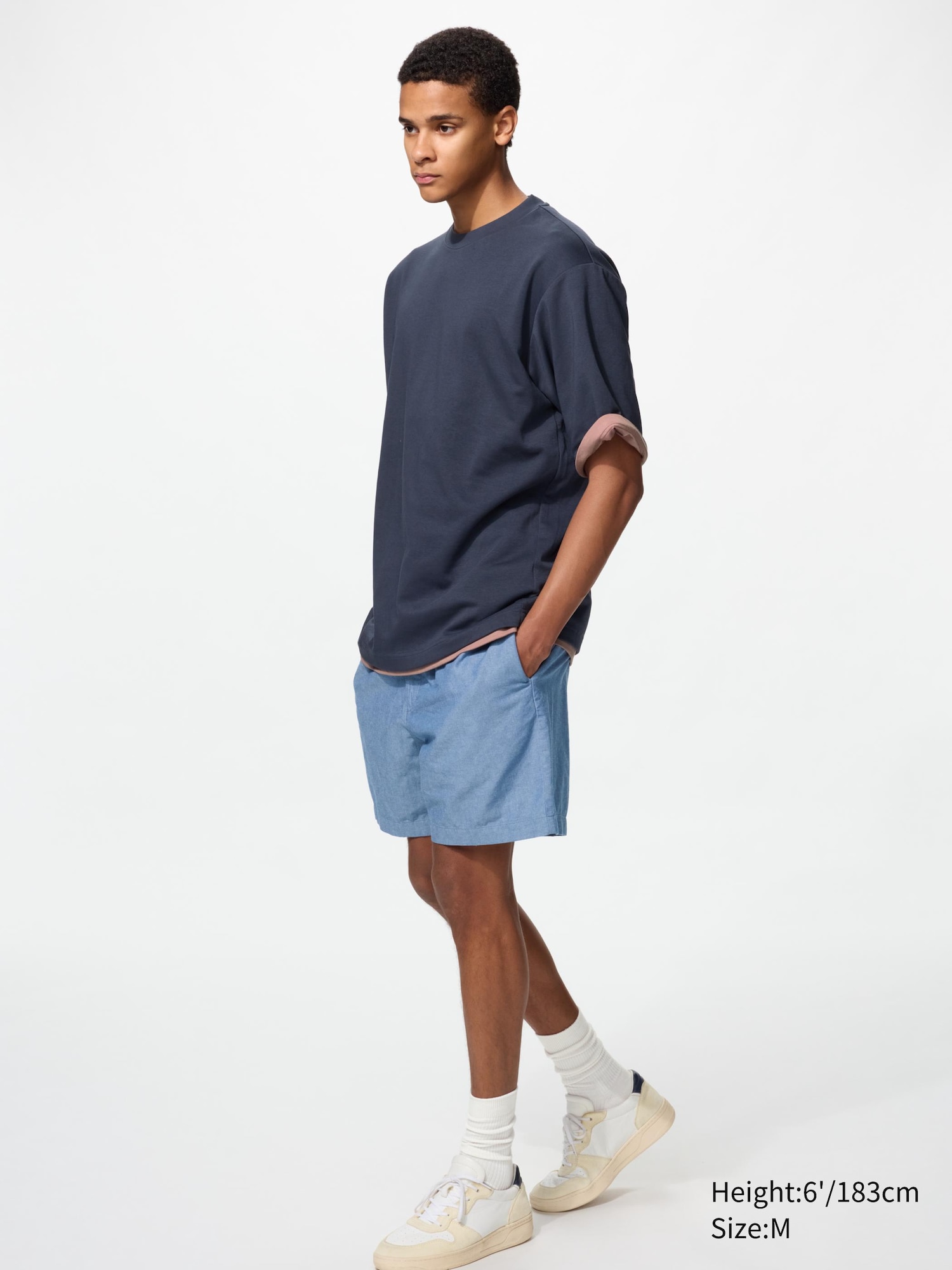 Linen Blend Easy Shorts | 5" - thumbnail 8