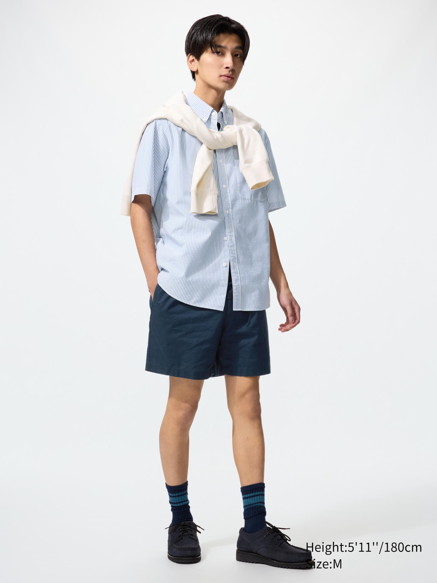 Linen Blend Easy Shorts | 5" - thumbnail 9
