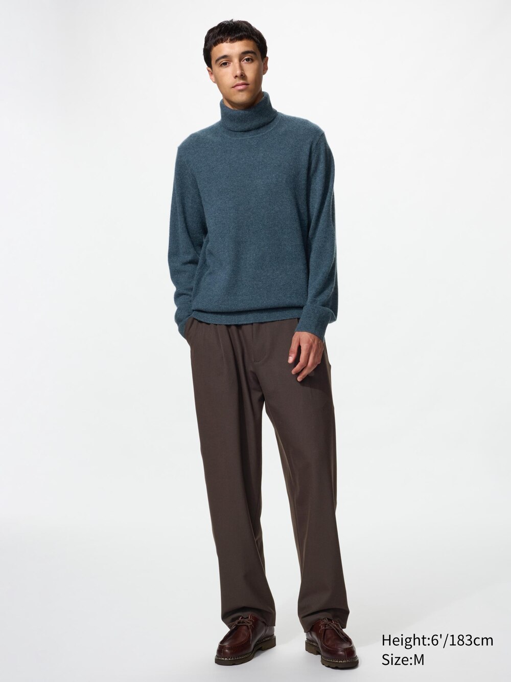 Мужские свитеры Uniqlo Cashmere Turtleneck Sweater — фото 2