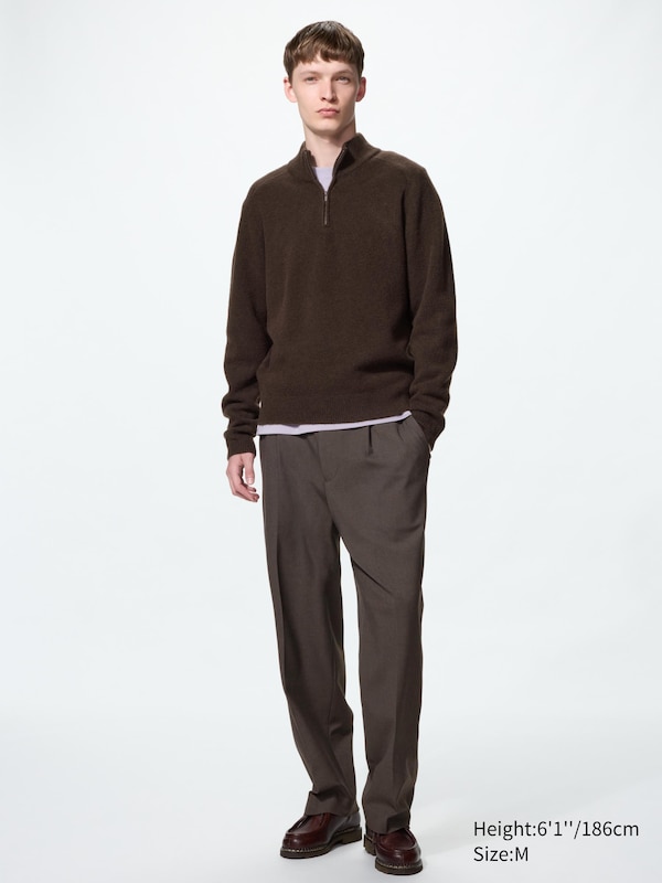 Souffle Yarn Half-Zip Sweater