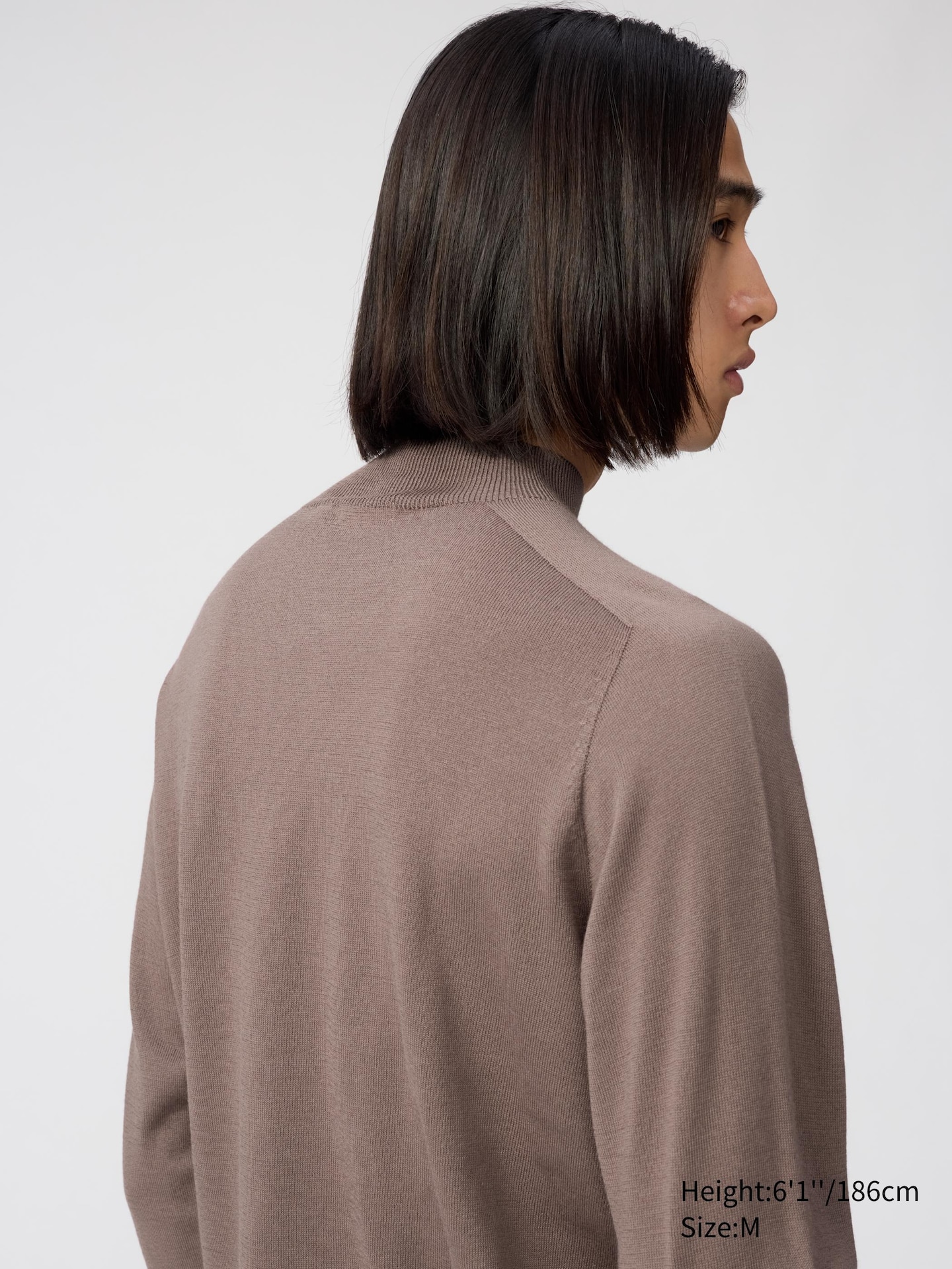 Мужские свитеры Uniqlo 3D Knit Mock Neck Sweater — фото 4