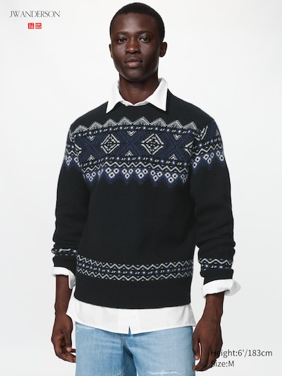 Uniqlo and JW Anderson lambswool Fair Isle sweater