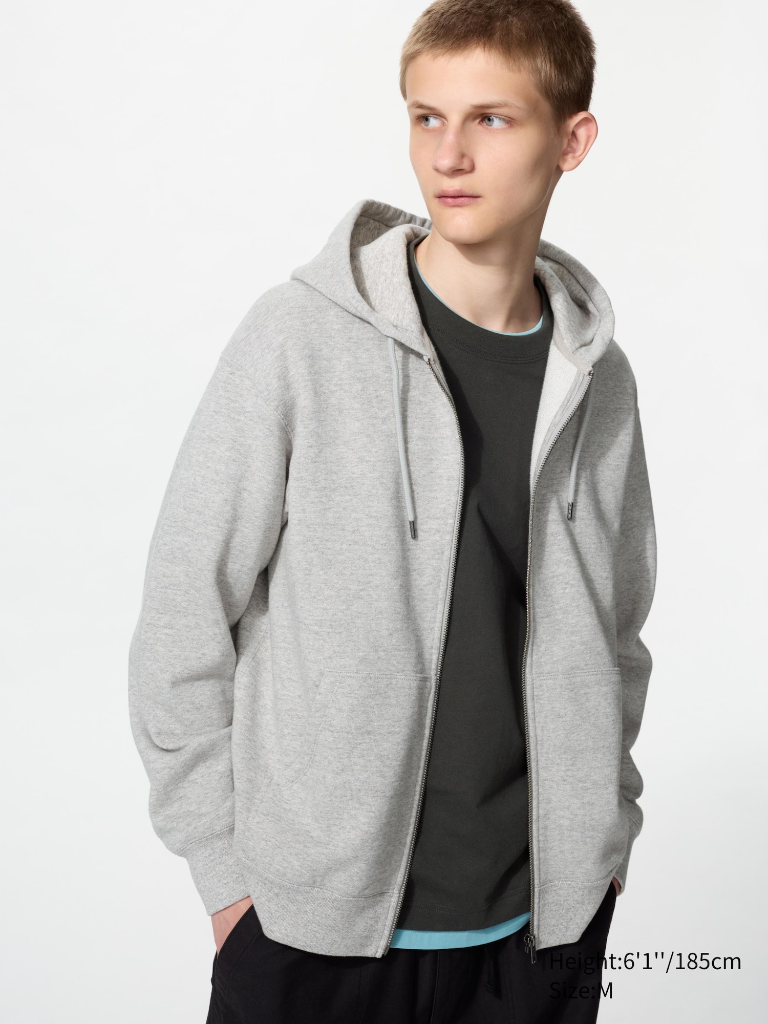 Unisex Sweat Full-Zip Hoodie | UNIQLO US