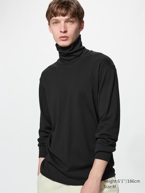 Мужские футболки Uniqlo Soft Brushed Turtleneck T-Shirt