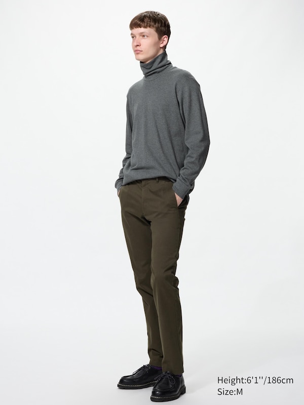 Soft Brushed Turtleneck T-Shirt