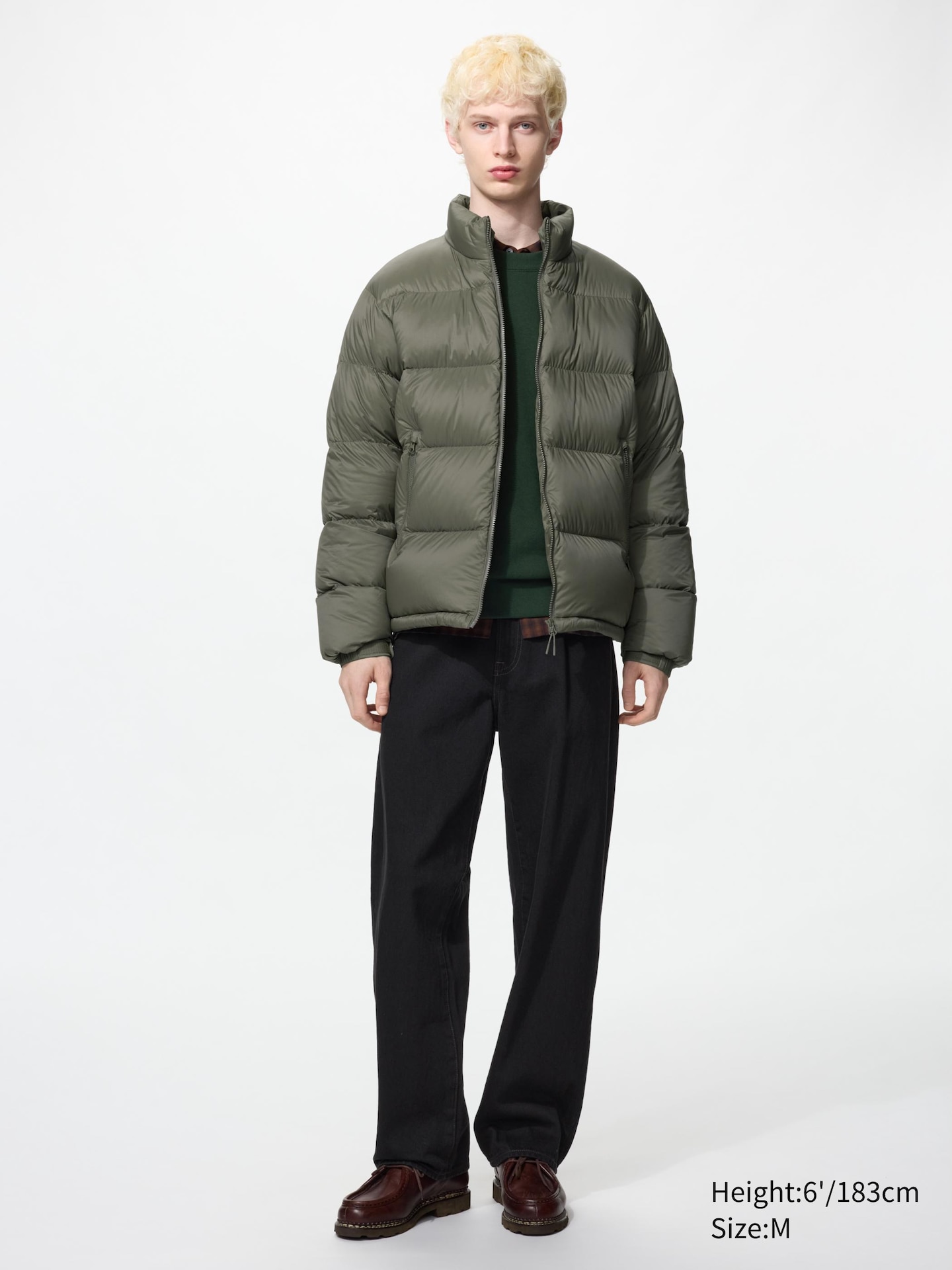 Мужская куртка Uniqlo Light Down Volume, цвет: Чёрный — фото 2