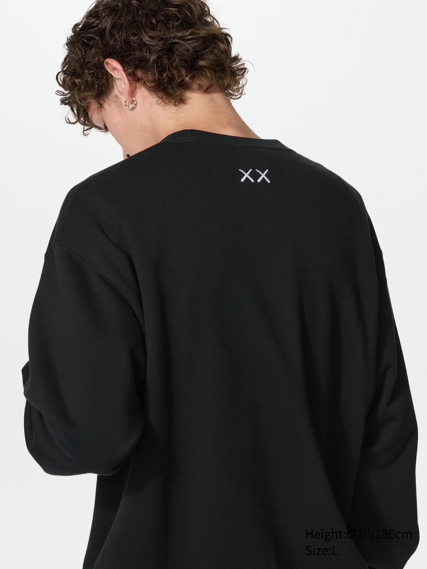 Мужская толстовка Uniqlo KAWS Universe, цвет: Чёрный — фото 2