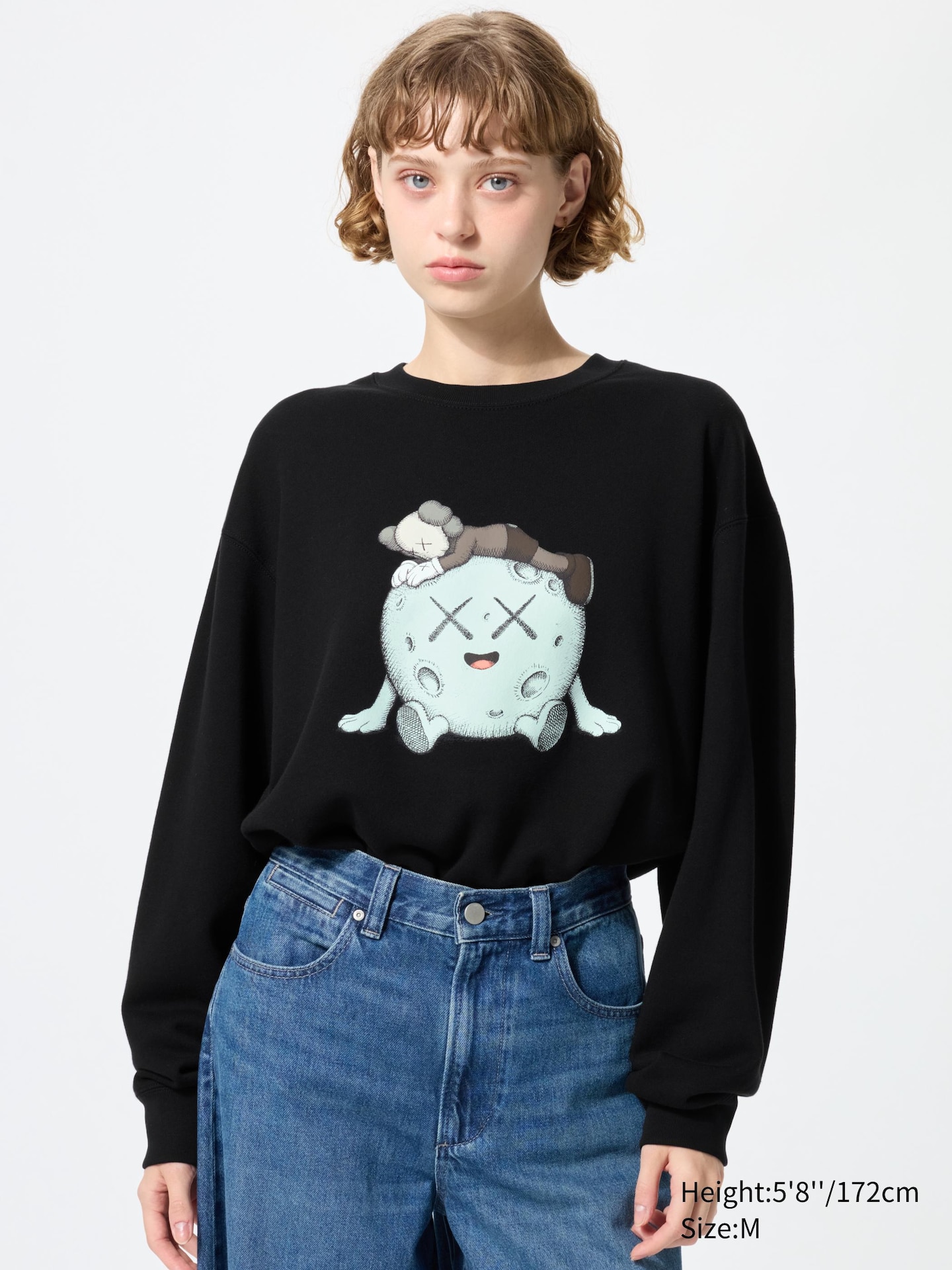 Мужская толстовка Uniqlo KAWS Universe, цвет: Чёрный — фото 3
