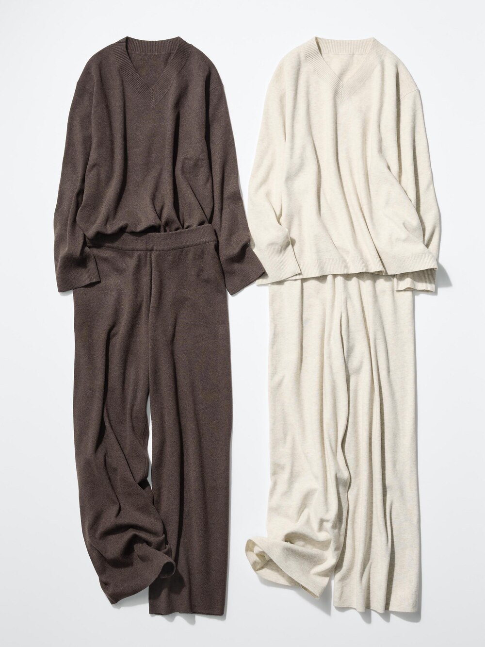 Uniqlo Washable Knit V-Neck Sweater | Smooth — фото 4