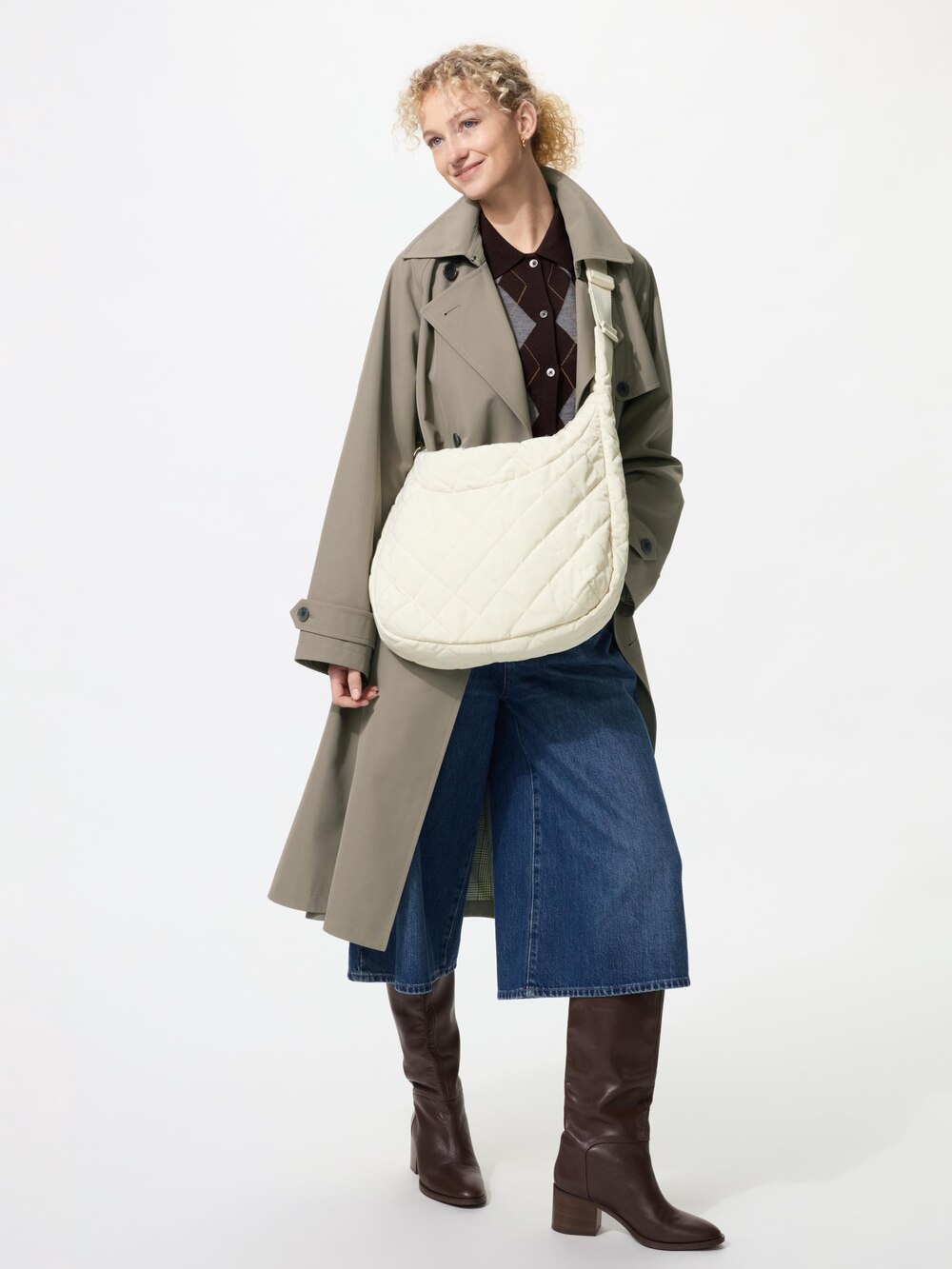 Uniqlo Quilted Puffy Shoulder Bag — фото 2