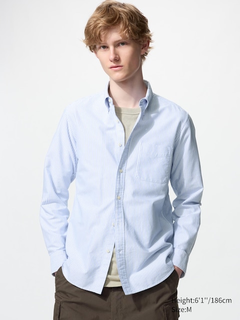 Uniqlo Oxford Slim Shirt | Striped