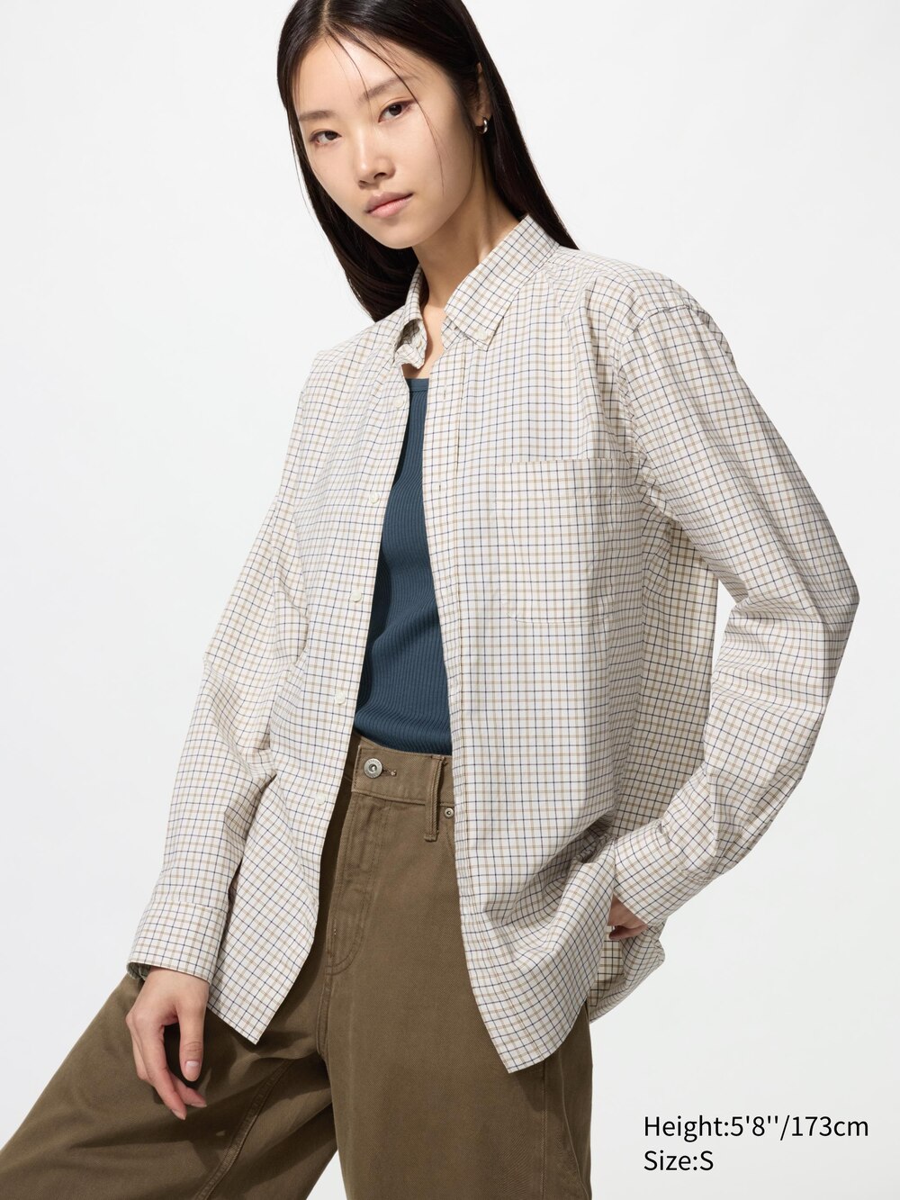 Uniqlo Broadcloth Shirt | Check — фото 3