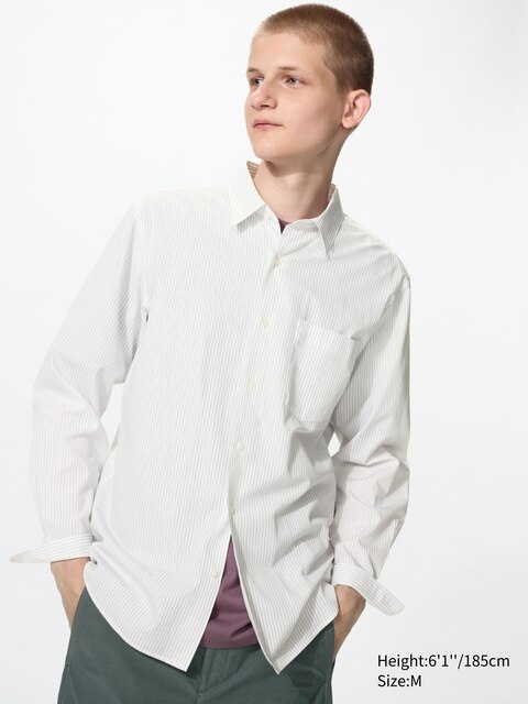 Uniqlo Broadcloth Shirt | Striped