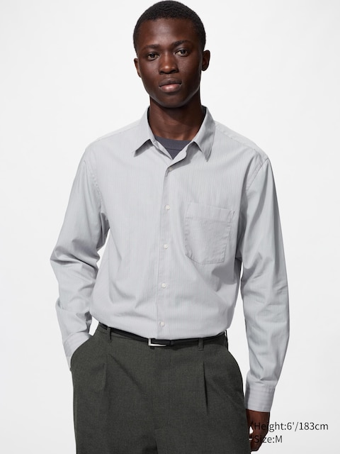 Uniqlo Broadcloth Shirt | Striped